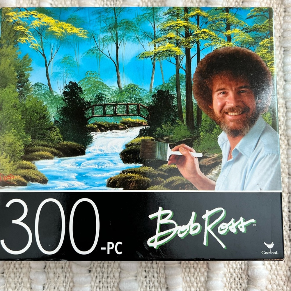 NWOT - Bob Ross Secluded Bridge 300 Piece Puzzle